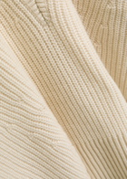 Joseph Noel Ribbed Cashmere and Wool-blend Jumper Cream