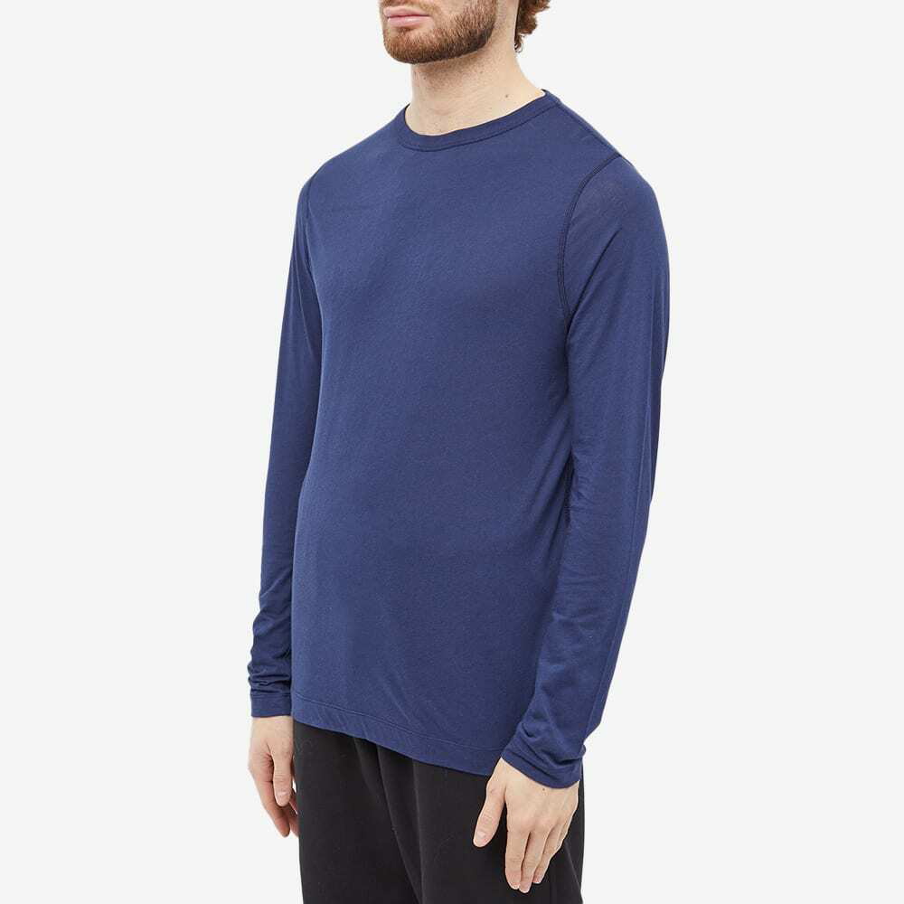 Dries Van Noten Men's Long Sleeve Habbot T-Shirt in Dark Blue