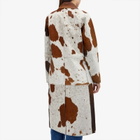 Saks Potts Women's Gio Coat in Brown/White Cow