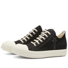 Rick Owens DRKSHDW Men's Low Sneakers in Black/Pearl/Milk