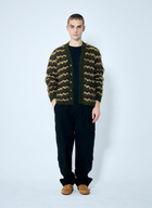 Brain Dead Zig Zag Striped Cardigan