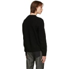 Neil Barrett Black Wool Misplaced Sweater