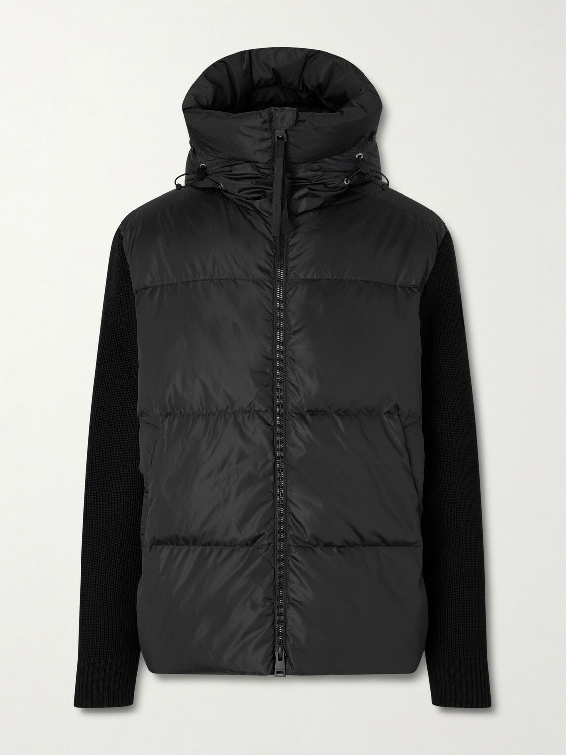 Canada Goose - HyBridge® Wool and Quilted Shell Hooded Down Jacket - Black