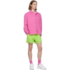 ERL SSENSE Exclusive Pink Corduroy Jacket