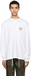 Drôle De Monsieur White 'Le T-shirt Manche Longue' Long Sleeve T-Shirt