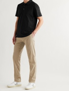 THEORY - Bron Slub Organic Cotton-Jersey Polo Shirt - Black - S