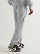 7 DAYS ACTIVE - Monday Tapered Organic Cotton-Jersey Sweatpants - Gray