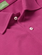 Sid Mashburn - Cotton-Piqué Polo Shirt - Purple