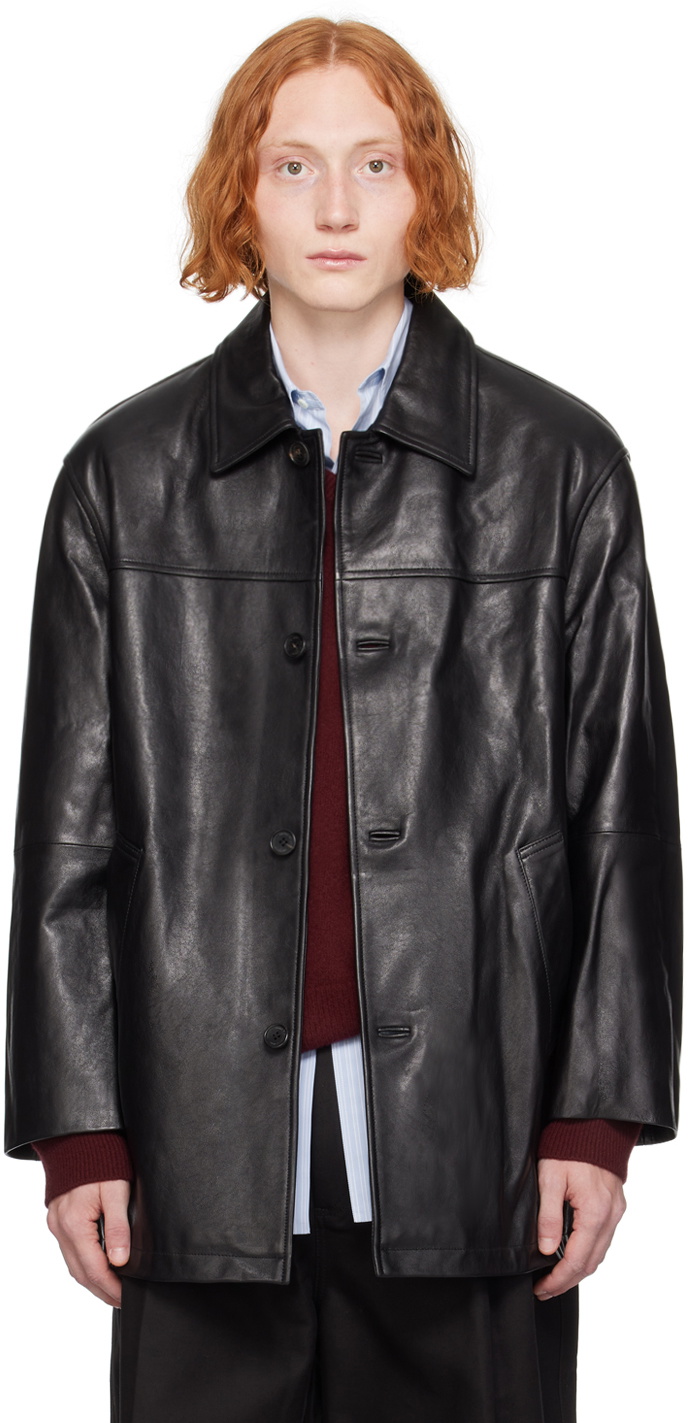 ジャケット・アウター Dunst UNISEX LEATHER HALF JACKET Dunst UNISEX LEATHER HALF JACKET