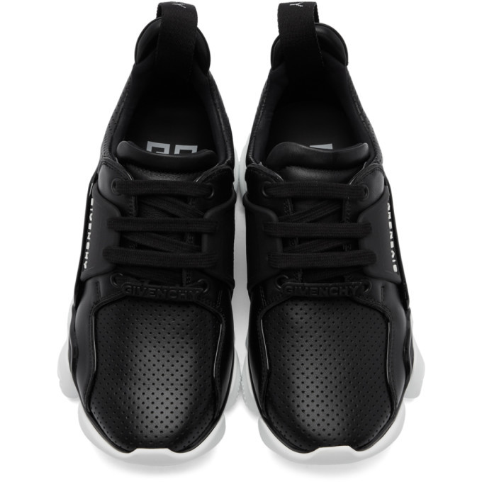 Givenchy Black and White Basse Jaw Sneakers Givenchy display picture 1