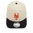New Era New York Mets Side Script 9Forty Adjustable Cap in Black 