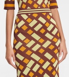 Dodo Bar Or Jacquard pencil skirt