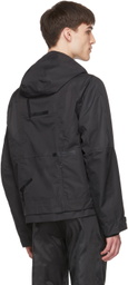 HELIOT EMIL Black Layered Tech Jacket