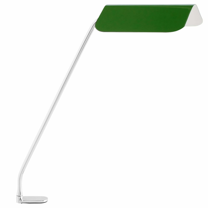 Photo: HAY Apex Desk Clip Lamp in Emerald Green 