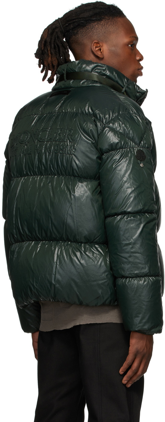 Moncler Genius 6 Moncler 1017 ALYX 9SM Green Down Mahogany Short