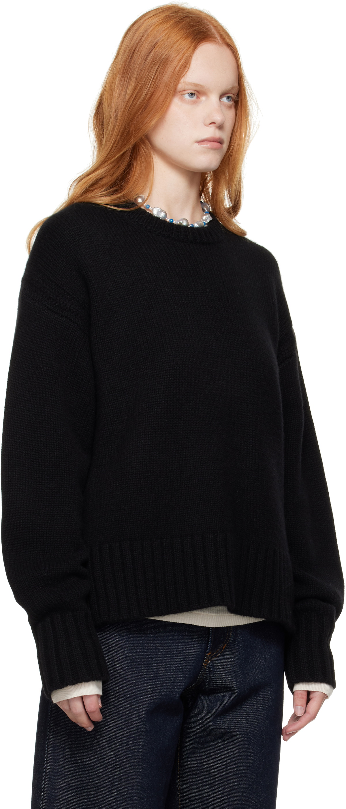 Guest in Residence Black Cozy Sweater