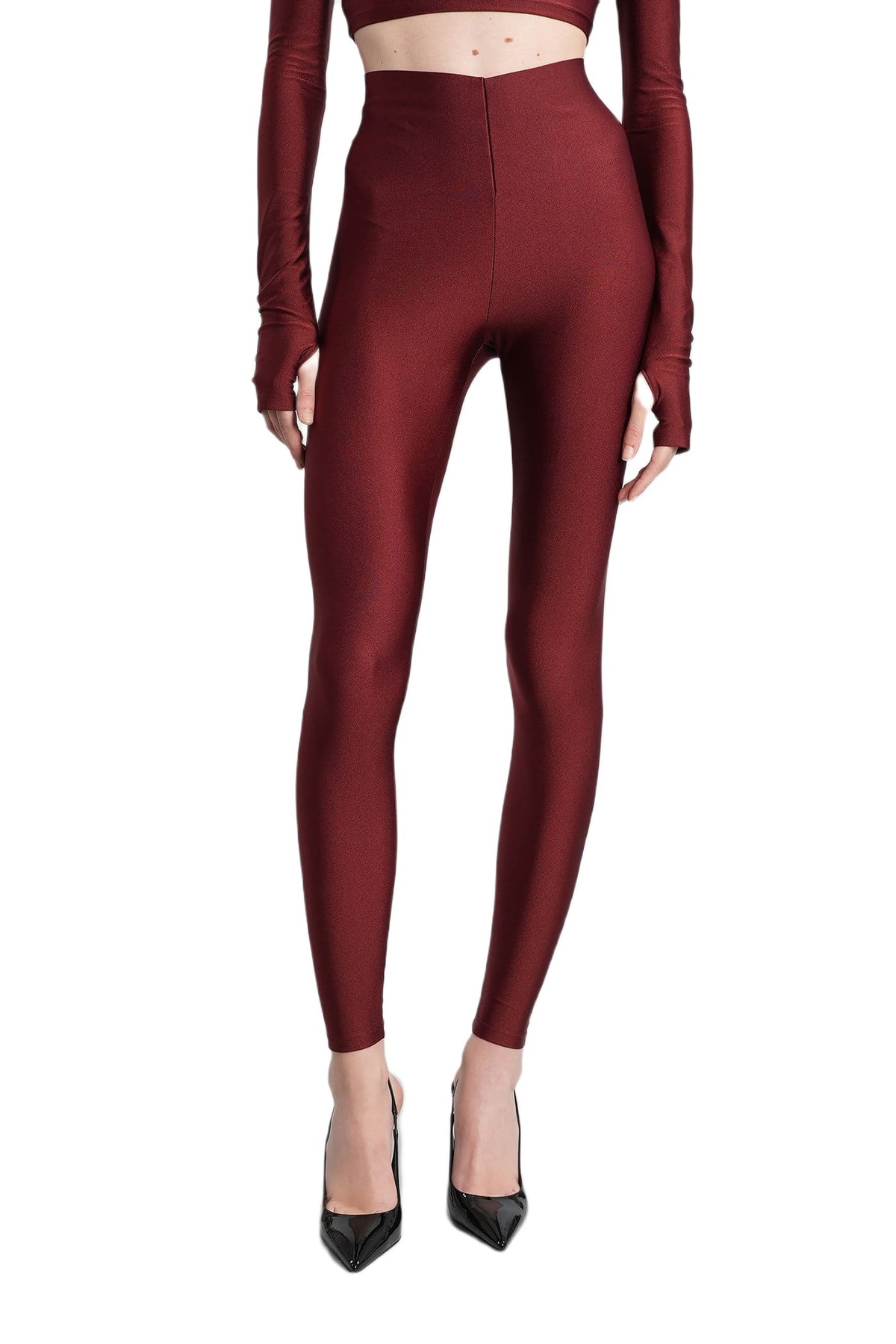The Andamane Holly 80 S Leggings In Bordeaux Polyamide