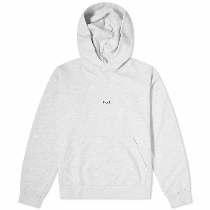 Photo: Friends With Animals Women's Oversized Logo Hoody in Grey/Green