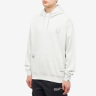 Men's AAPE Camo Silicone Badge Hoodie in Heather White