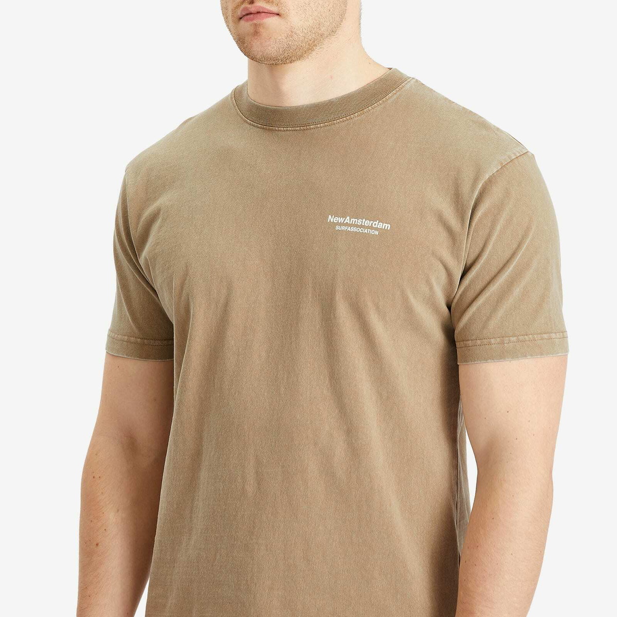 New Amsterdam Surf Association Men's Seal Logo T-Shirt in Seneca Rock