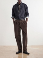 Rag & Bone - Wide-Leg Pleated Cotton-Blend Corduroy Trousers - Brown