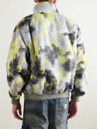 WTAPS - Logo-Appliquéd Camouflage-Print Fleece Jacket - Yellow