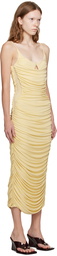 Paris Georgia Yellow Sylvie Midi Dress