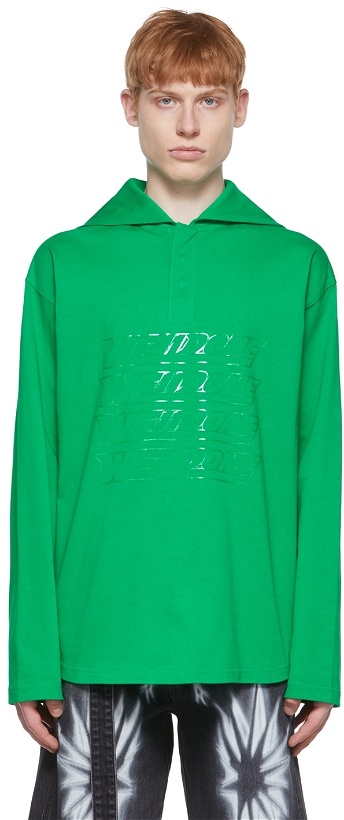 Photo: We11done Green Cotton Henley
