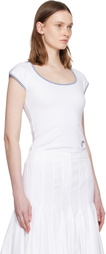 JACQUEMUS White 'The Espiral' T-shirt