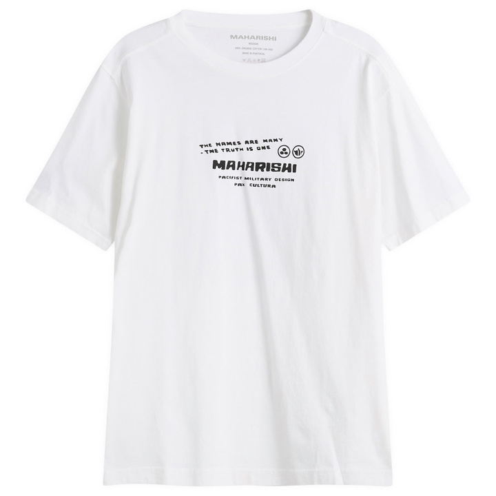 Photo: Maharishi Men's Japanese Menko Card T-Shirt in White