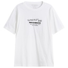Maharishi Men's Japanese Menko Card T-Shirt in White