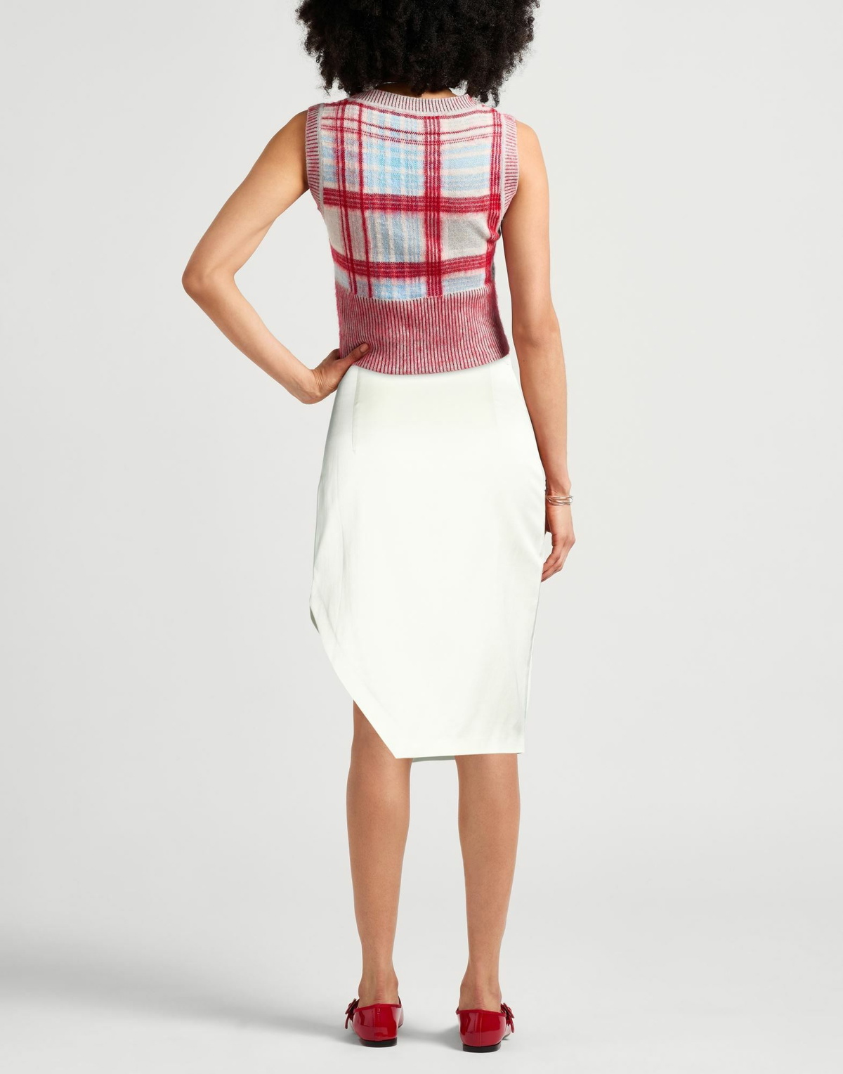 Gauge81 Womens Midi skirt Light in Green
