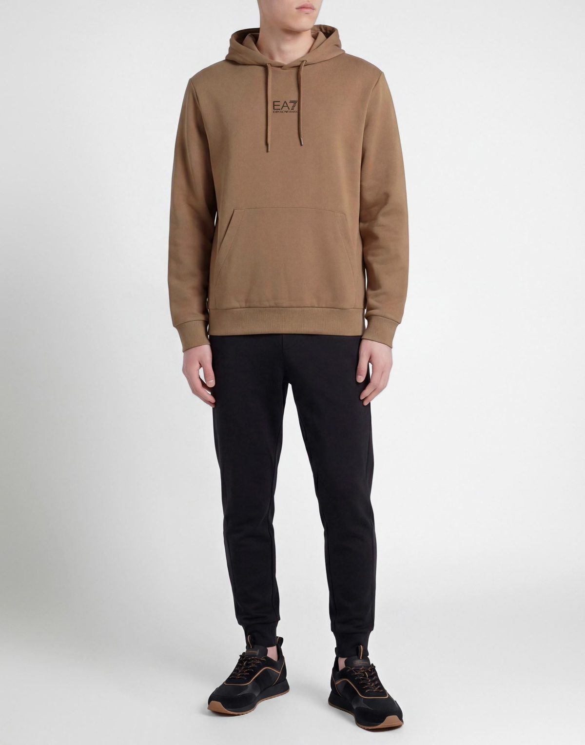 Ea7 Mens Sweatshirt Camel
