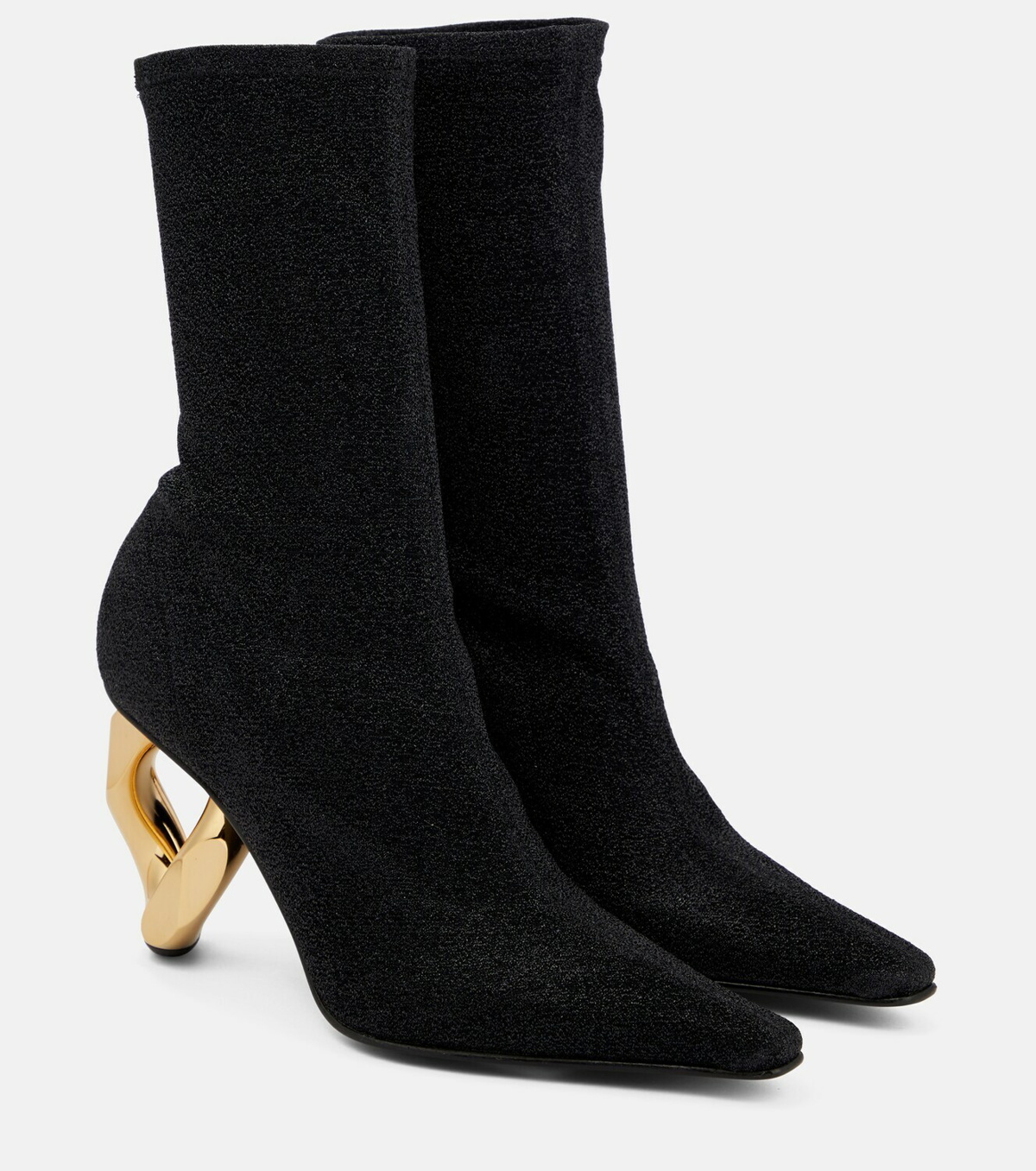 JW Anderson - Chain knit ankle boots JW Anderson