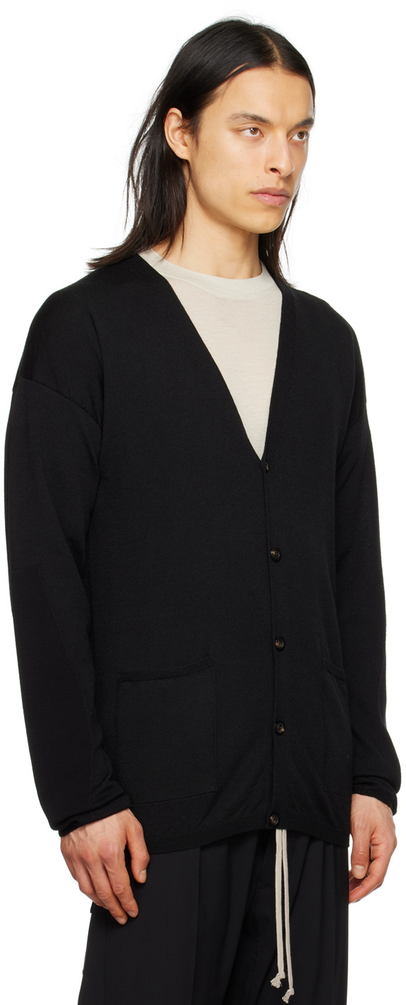 Rick Owens Black Peter Cardigan Rick Owens