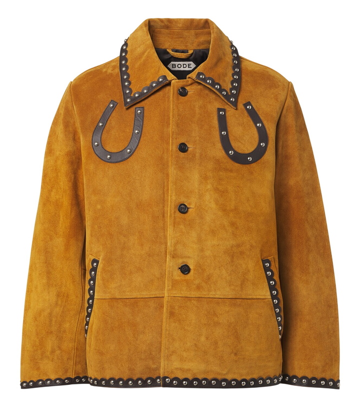 Photo: Bode Carson studded suede jacket
