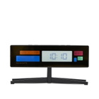Newgate Clocks Supergenius LCD Alarm Clock in Black 