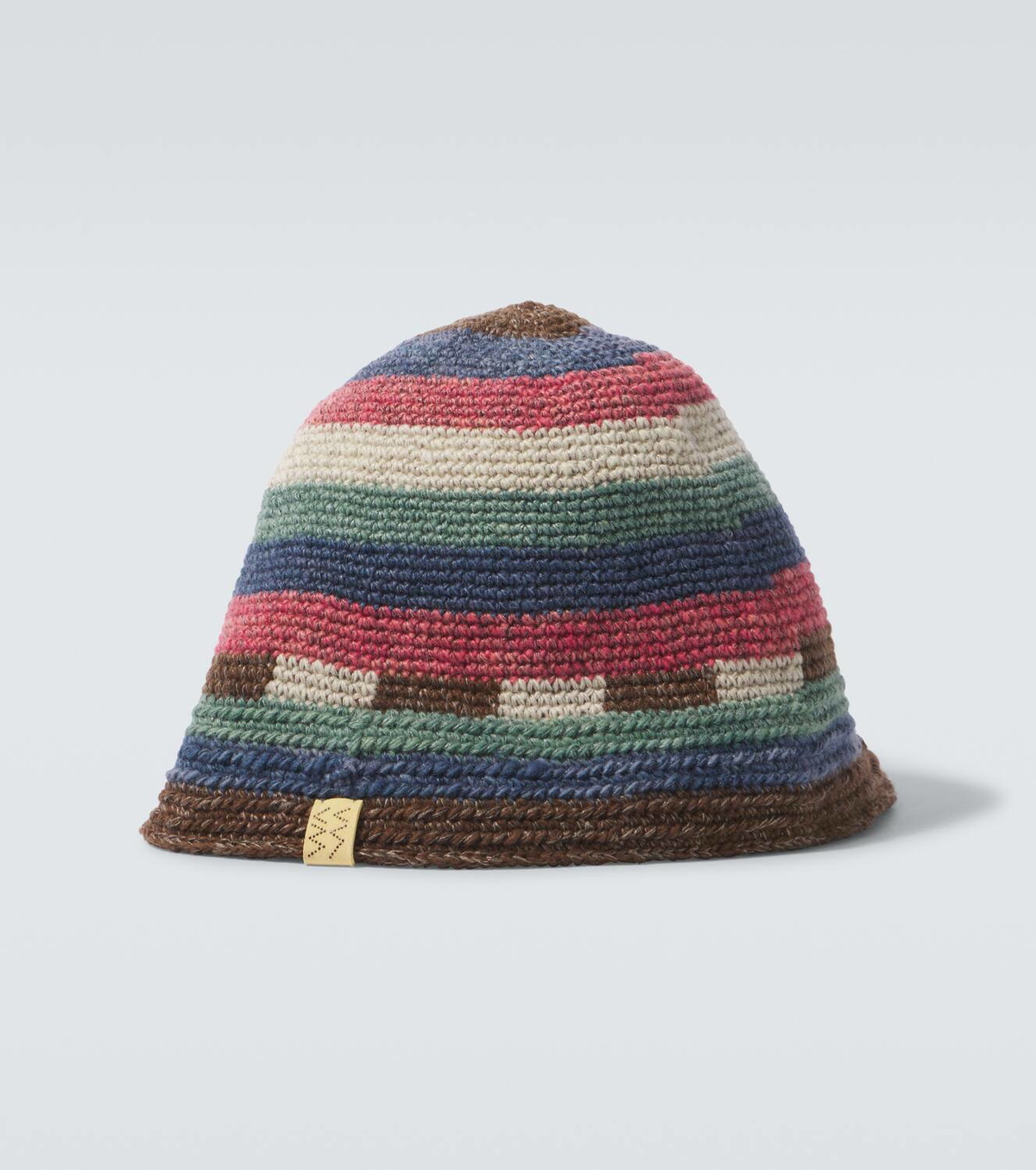 Visvim Meda wool and linen crochet bucket hat Visvim