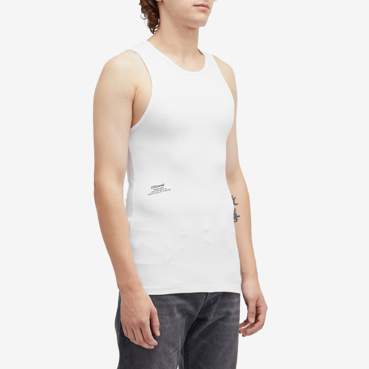Levi's Men's Levis x jjjjound Tank Top in White Levi's Red