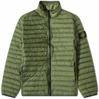 Stone Island Men's Lightweight Down Jacket in Olive