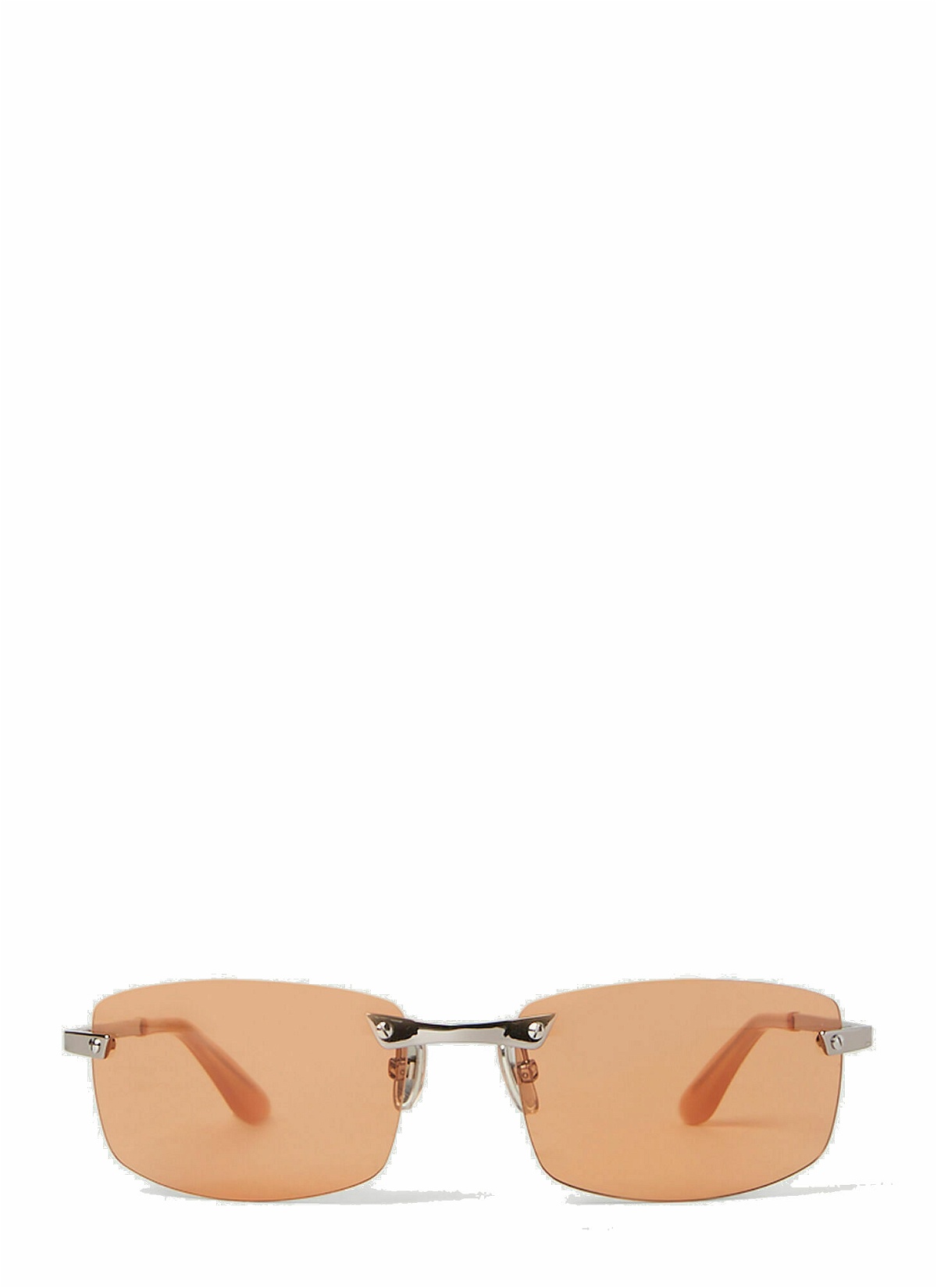 Photo: Acne Studios - Rectangular Sunglasses in Orange