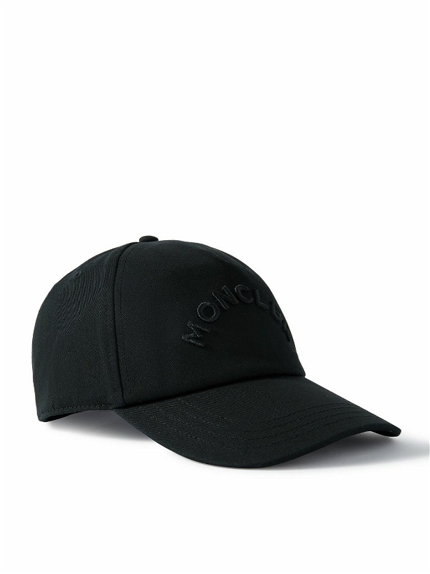 Photo: Moncler - Logo-Embellished Cotton-Gabardine Baseball Cap