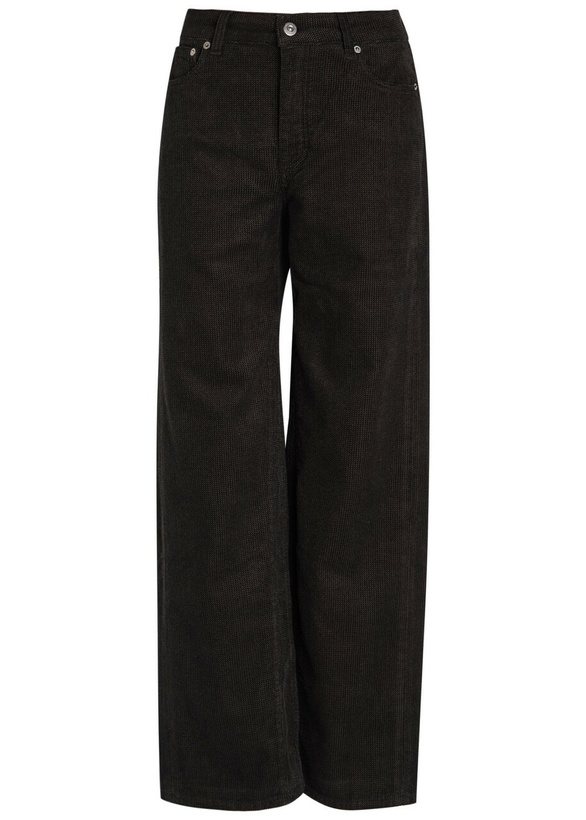 Photo: Our Legacy Treble Cut Wide-leg Corduroy Trousers Dark Brown