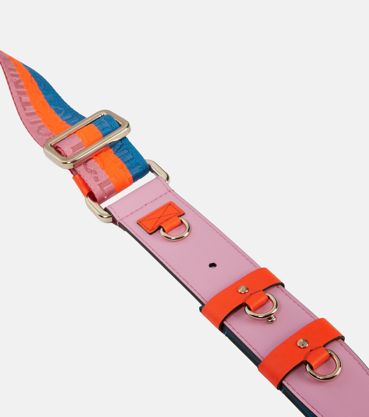 【Christian Louboutin】 Leather-trimmed shoulder strap Leather-trimmed shoulder strap in multicoloured - Christian