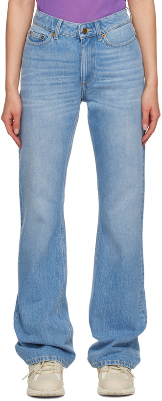 Photo: Stockholm (Surfboard) Club Blue Bootcut Jeans