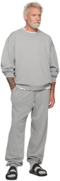 SKIMS Gray Terry Relaxed Crewneck Sweatshirt