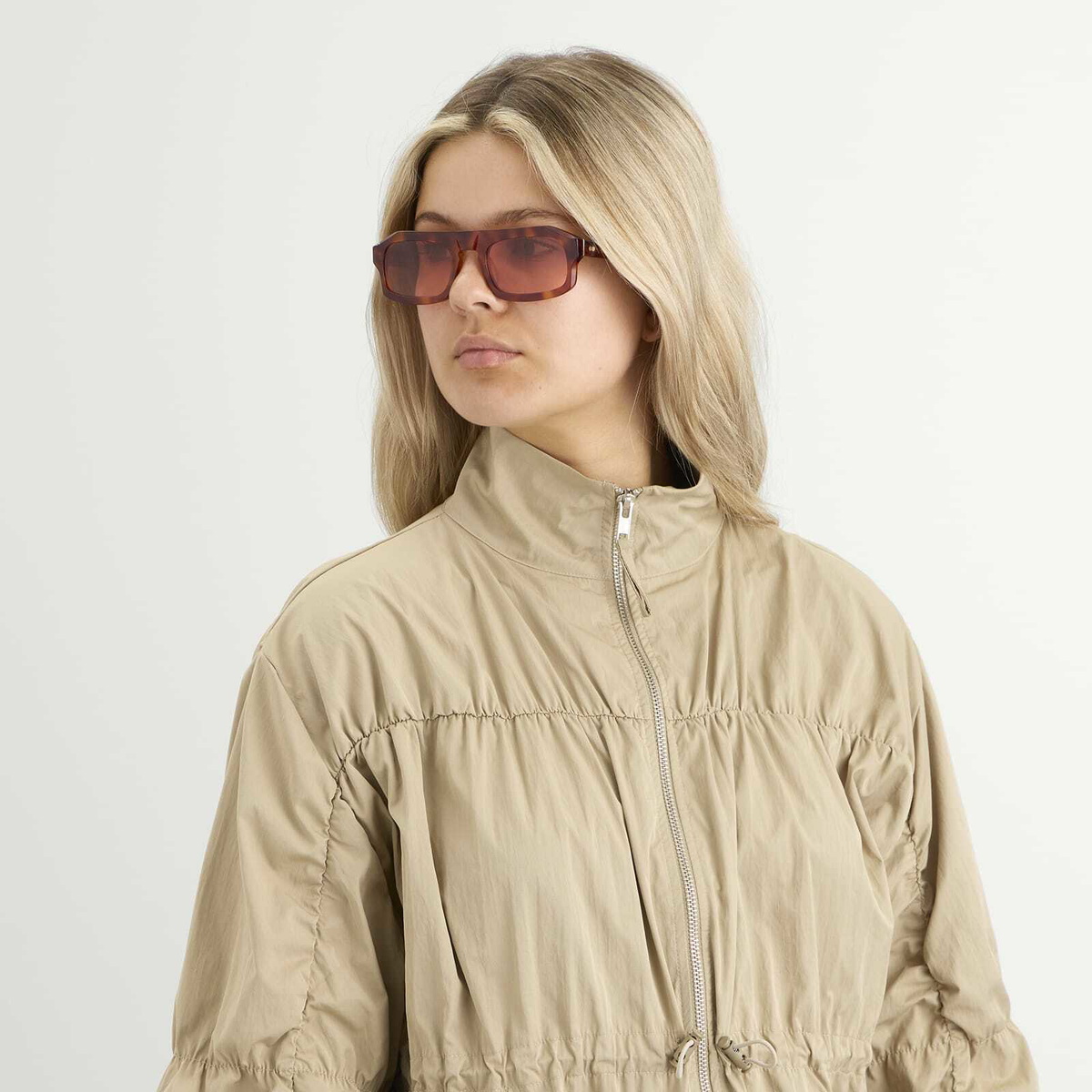 Oscar Deen Mertz Sunglasses in Warm Tortoise/Peach 