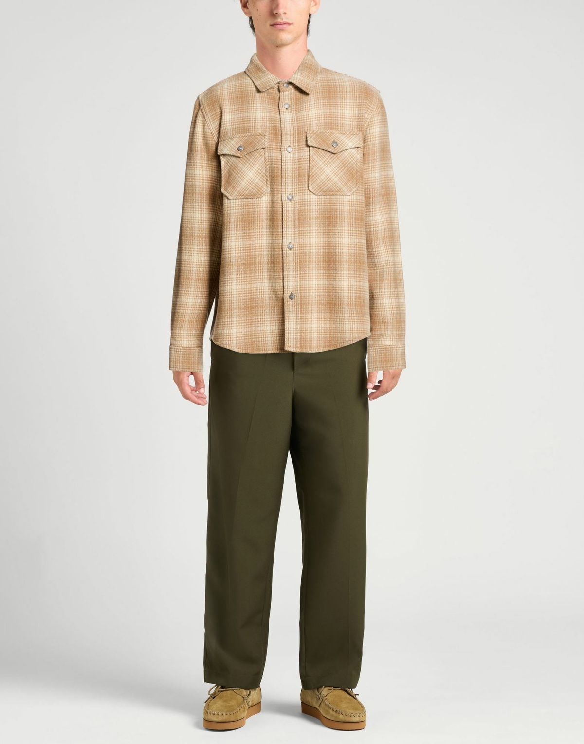 Woolrich Mens Shirt Sand
