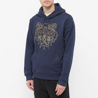 Kenzo Men's Actua Tiger Popover Hoody in Navy Blue