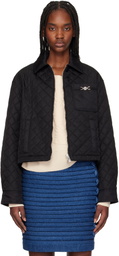Versace Black Quilted Jacket